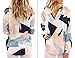 Pop lover Women's Casual Floral Printed Blouses Geometric Pattern Fashion Tops Colorful US 16-18
