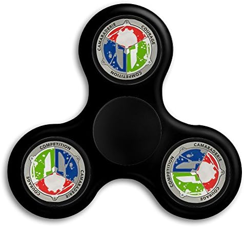Zengtaoqi Spartan Race Trifecta Tri-Spinner Hand Fidget Stress Reducer Finger Toy Gyro For Kids &amp; Adults