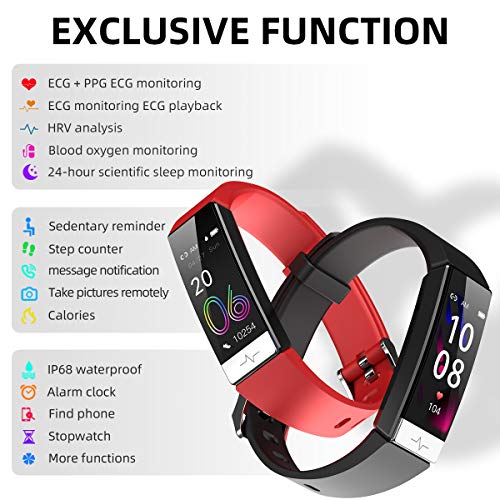 Mgaolo Fitness Tracker with Blood Oxygen SpO2 Blood Pressure Heart Rate