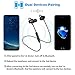 Bluetooth Headphones, Wireless Magnetic Earbuds Stereo Earphones Noise Cancelling Ear bud Sweatproof Sport Headset Headphones with Mic for iPhone 7 Plus Samsung Galaxy S8 Note 8 Cell Phones