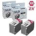 LD © Compatible Pitney Bowes 793-5 Set of 2 Fluorescent Red Ink Cartridges for use in Digital Mailing DM125i, DM175i, DM225, P700 & Personal Post Meters DM100i, DM110i, DM125, DM200L, DM90i
