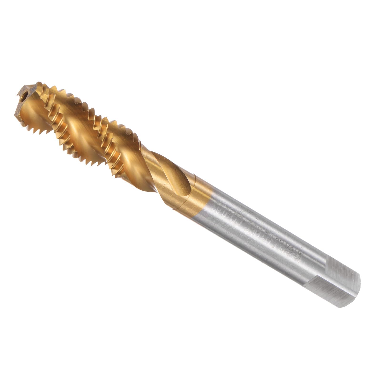 CoCud Spiral Flute Taps, M10 x 1.5 + 0.03 Thread Size, Cobalt High Speed Steel Metric Threading - (Applications: for Aluminum Stainless Steel Bronze Plastics) — image 1