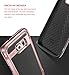 Galaxy S7 Edge Case, E LV Galaxy S7 Edge - Hybrid [Scratch/Dust Proof] Armor Defender Slim Shock-Absorption Bumper Case for Samsung Galaxy S7 Edge - [BLACK/ROSE GOLD]