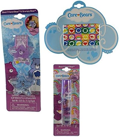 Care Bear Slap Bracelet Lipgloss Set