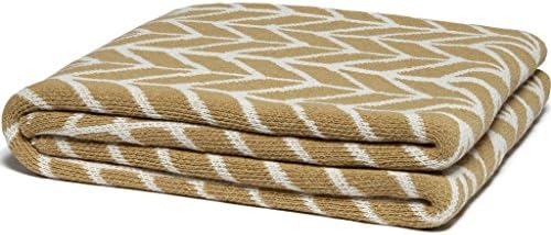 in2green Arrow Eco Throw - Straw/Milk