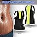 Women Waist Trainer Corset Neoprene Sweat Sauna Vest with Zipper for Weight Loss Tummy Control Fat Burning Slim Body Shaper (Black Hot Vest, M (US 10))