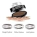 CCbeauty Eyebrow Powder Stamper Seal Kit Eyebrow Makeup Eyebrow Tinting Coloring Kit,Dark Brown