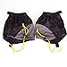 USHINING Outdoor Waterproof Essential Ankle Walking Gaiters Ultra-Light Low Trail Gaiters(1 Pair) -Black