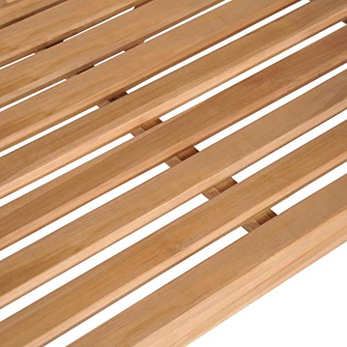 vidaXL Teak Massiv Schaukelbank Hollywoodschaukel Gartenschaukel Gartenmöbel – Bild 5