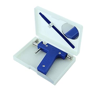 Frcolor Ohrlochpistole Set Ohrring Pistole Ohrlochstecher Sicherheit für Ohr Nase Nabel Lippen Körper