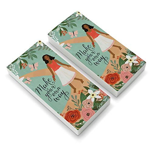 Make Your Own Way Inspirational Eraser Set of 2