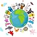 20pcs Story Toys Finger Puppets for Kids Toddlers Cartoon Animal Soft Velvet Dolls Props