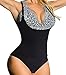 Junlan Waist Trainer Body Shaper Bodysuit Womens Corset Cincher Shapewear Open Bra for for Womens (L, Black)