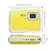 Waterproof Camera for Kids,Lelekey 12MP HD Digital Camera,2 inch LCD 9.9 FT Underwater Camera,Mini Kids Camera Including Float Strap and 16Gb Memory Card Yellow