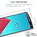 KATIN LG G4 Screen Protector - [2-Pack] LG G4 Tempered Glass Screen Protector Bubble free, 9H Hardness with Lifetime Replacement Warranty