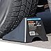 CURT 22800 Black Plastic Camper RV Wheel Chocks for Trailers, 2-Pack