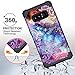 Casetego Compatible with Galaxy Note 8 Case,Floral Three Layer Heavy Duty Hybrid Sturdy Shockproof Full Body Protective Cover Case for Samsung Galaxy Note 8,Purple Mandala