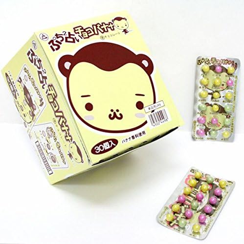 Puchi Puchi Uranai Chocolate banana flavor 30 sheets Box