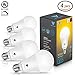 Triangle Bulbs T95141, LED Dimmable 100 Watt Equivalent Soft White Light Bulbs, 4-Pack