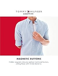 Tommy Hilfiger - Polo para hombre, ajustable, con cierre de velcro