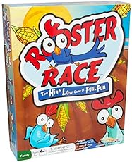 Rooster Race Family Board Game - Fun Cards for All Ages, Kids and Adults 5 Years and Up