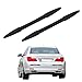 Aumo-mate 2pcs Universal Bumper Protector for the Car Carbon Fiber Stick on Rear Bumper Protection Anti-rub Edge Lip Anticollision