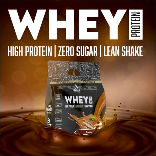 Pole Nutrition Whey Protein | Lean Muscle Shake | High Protein, Zero Sugar | (4535g) | Suppor Recovery & Muscle Growth (10 Lbs, TIRAMISU CAKE)