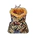 Baitaihem Plush Lined Double Eyeglasses Holder Stand Protective Glasses Holder Case Rests Securely on Desk or Nightstand(Floral Design)