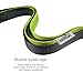 HARBO Handsfree Running Dog Leash - Durable Bungee Leash, Reflective Stitching - Shock Absorbing Adjustable Waist Belt, for Running, Jogging, Walking (Green)