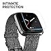 [3 Pack] Screen Protector Compatible with Fitbit Versa & Versa Lite Edition,Waterproof Tempered Glass Scratch Resist Anti-Bubble Screen Protector Compatible with Fitbit Versa Smart Watch