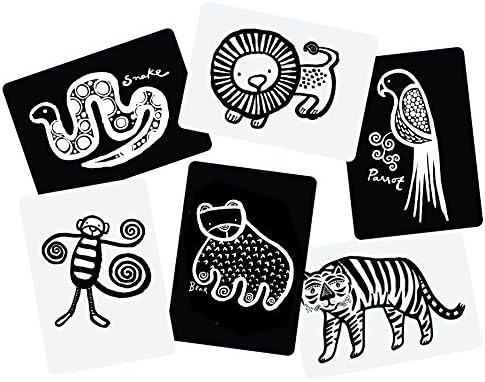 Amazon Com Wee Gallery Art Cards For Baby Black And White Baby