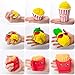 R.HORSE Cute Unicorn, Hamburger, Popcorn Set Kawaii Cream Scented Squishy Soft Decompression Squeeze Toys for Kids or Stress Relief Toy Hop Props, Decorative Props Large (7 Pack)