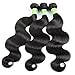 Golden Rule 8A Grade Brazilian Virgin Body Wave Human Hair Extensions 3 Bundles 12