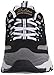 Skechers Sport Women's D'Lites Memory Foam Lace-up Sneaker,Black/Gold,9 M US