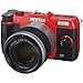 Pentax Q10 Mirrorless Digital Camera with 3-Inch LCD zoom lens kit 12.4MP (RED) (OLD MODEL)