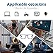 Shayin Blue Light Blocking Glasses Square Eyeglasses Frame Anti Blue Ray Computer Game Glasses