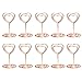 JANOU Mini Heart Shape Place Card Memo Holder Picture Stand Note Clip for Wedding Party Decoration Pack 10pcs (Rose Gold)