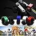 TWOOC Bicycle Bells for Bike Bell Ring Horn Accessories, Suitable for Mountain Biking and Road Bikes, Black