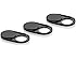 Webcam Cover (3-pack) Black Metal
