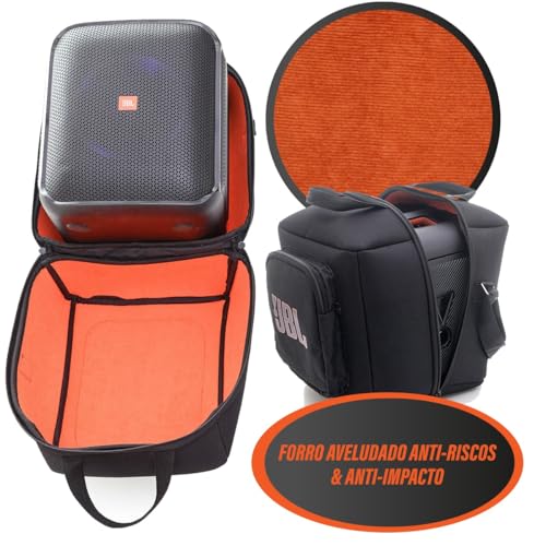 Bolsa Case Bag Compatível com Partybox Encore Acolchoada Estampa Top Exclucsive