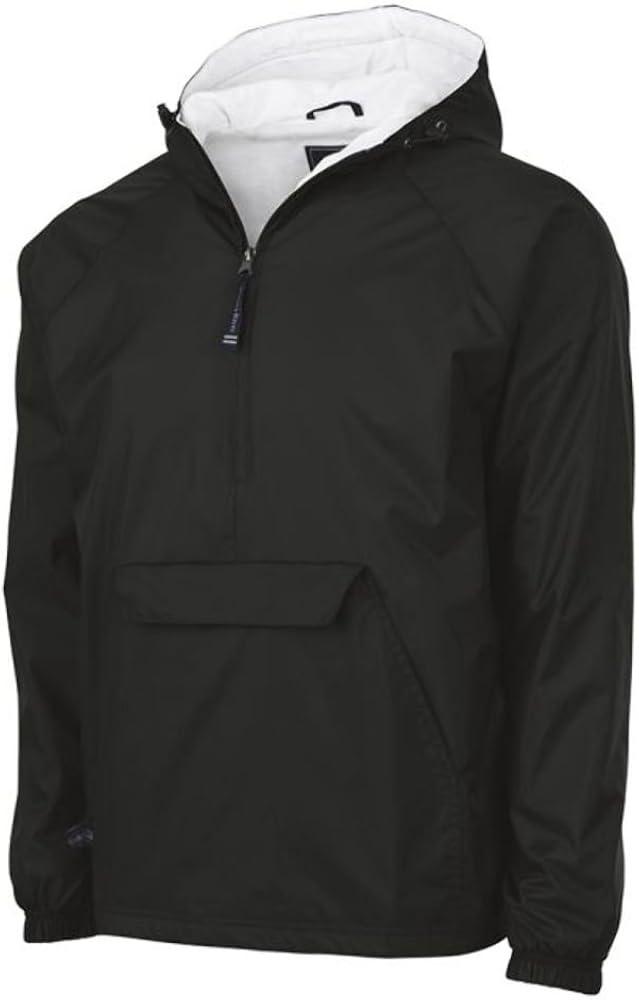 Charles River Apparel unisex-adult Wind & Water-resistant Pullover Rain Jacket (Reg/Ext Sizes) at  Men’s Clothing store