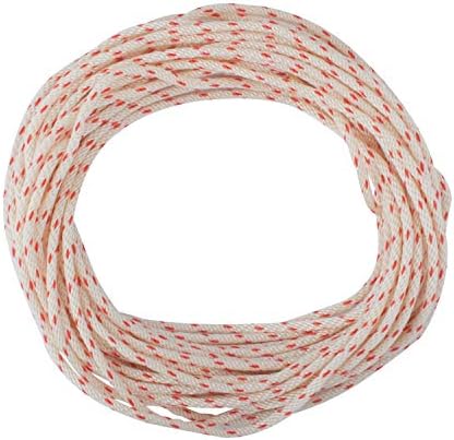 Lawnmower Recoil Starter Rope 4mm 100-Meter For Stihl Husqvarna Echo Poulan Homelite McCulloch Sears Craftsman Trimmer Edger Brush Cutter Lawn Mower Chai Pull Cord