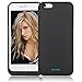 iPhone 6S Plus Battery Case, Apoptech iPhone 6S Plus Portable Charger Fast Recharge 6800mAh External Power Bank Charging Case Protective Cover Battery Charger Case for iPhone 6 Plus/ 6s Plus Black