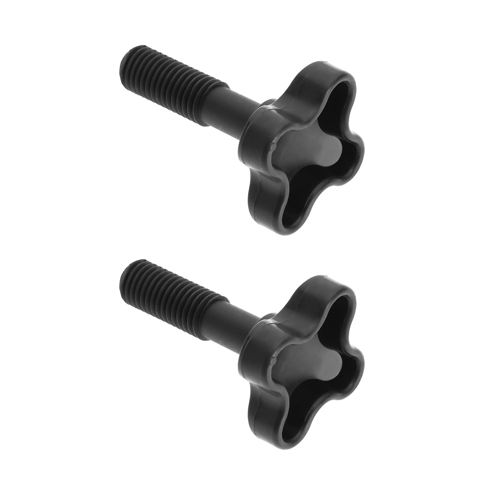 LT Easiyl 2pcs Garden Canopy Plastic Fixing Screw Knobs Outdoor Furniture Accessories for Connect the Rain Shed Frame to the Garden Swing Black M12x57mm