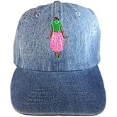 AKA Sorority Ivy Stand Embroidered Baseball Cap, Adjustable Cloth Strap