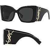 SAINT LAURENT SL M119 BLAZE YSL Monogram Logo Sunglasses with eSHADES Luxury Eyewear Kit Bundle
