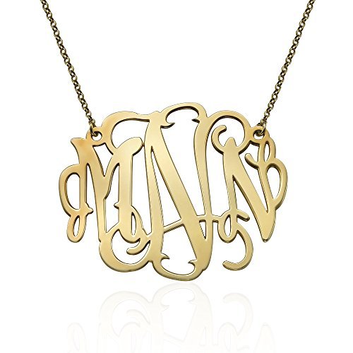 Statement Monogram Necklace