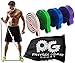 Physix Gear Workout Bands for Pullups Set, Pull Up Resistance Bands Set, Long Bands for Workout and Exercise Bands Pull Ups, Pull Ups Resistance Bands, Purple/Green/Blue/Pink (4 Pack), 82in (208cm)