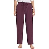 Latuza Women's Petite Pajama Pants Cotton Pajama Bottoms Petite Length