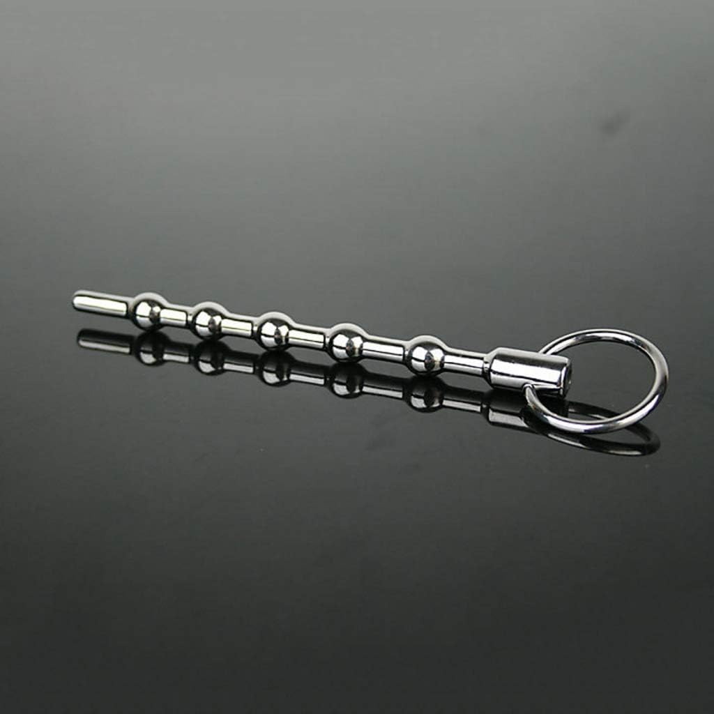 MXD 5.2in H(orse Ey*e Stick Pull Beads Stainless Steel Metal Smooth and Comfortable for Men T-Shirt